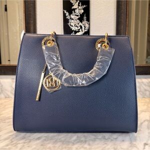 Bagley Mischka Elegant Navy Blue Handbag/Crossbody NWT.